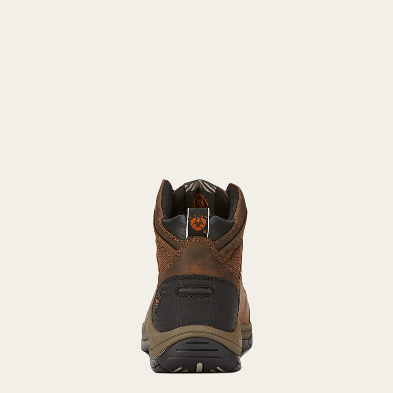 Terrain Wide Square Toe Steel Toe Work Boot Heel