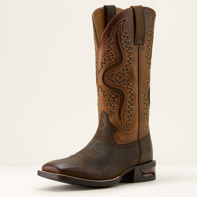 Captivate Wide Square Toe Cowboy Boot 3-4 Front
