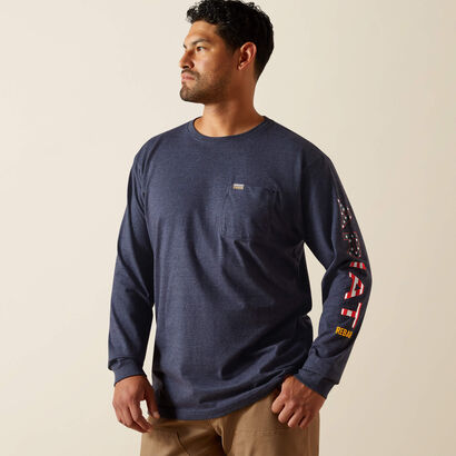 Rebar Cotton Strong Standard Logo Pocket T-Shirt Front