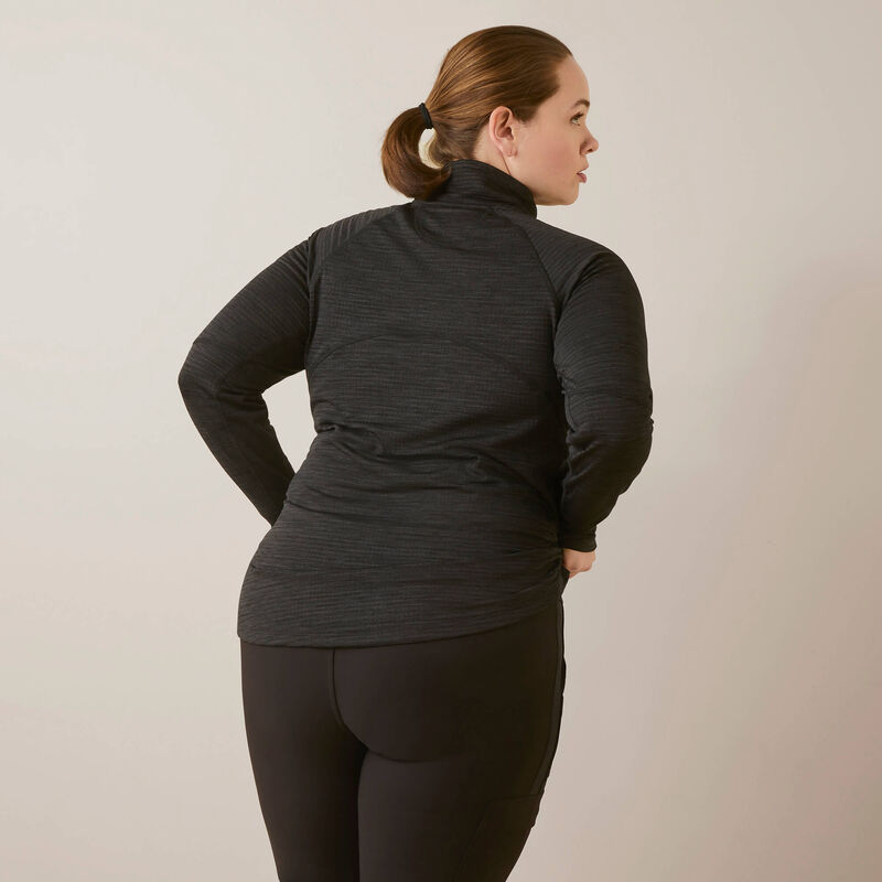 Rebar Gridwork Baselayer 1/4 Zip T-Shirt Back Plus