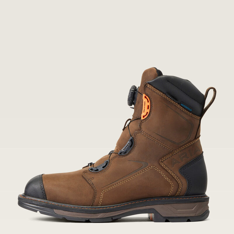 WorkHog XT 8" BOA Waterproof Carbon Toe Work Boot Side