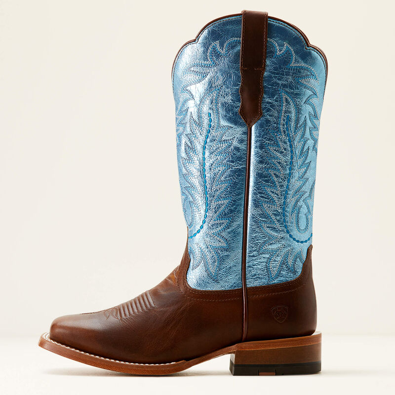 Frontier Tilly Wide Square Toe Western Boot Side