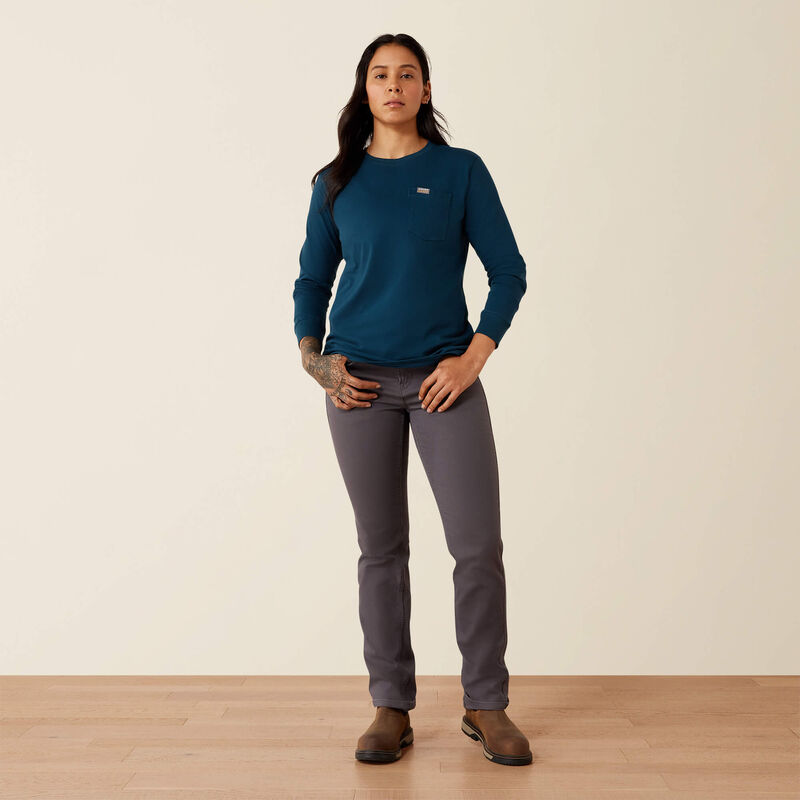 Rebar Cotton Strong Vintage Mother Long Sleeve T-Shirt Full