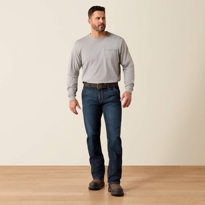 FR M5 Straight DuraLight Workhorse Stretch Straight Leg Jeans Full