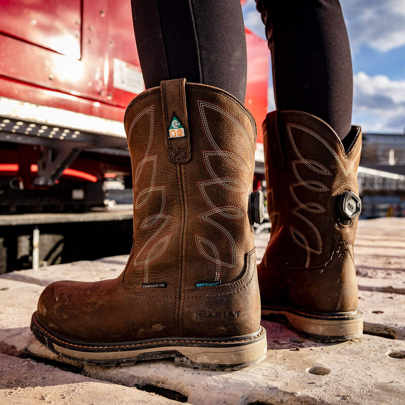 Riveter Pull-On BOA CSA Waterproof Composite Toe Work Boot Image 9 of 8