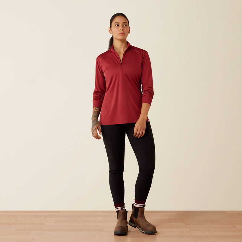 Rebar Sunblocker 1/2 Zip T-Shirt Full
