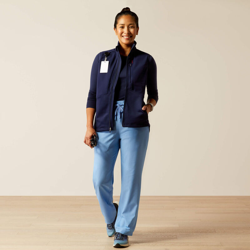 Sina Fleece Scrub Vest Full