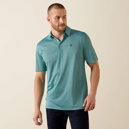All Over Print Classic Fit Polo Front