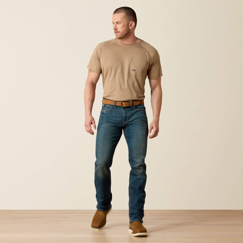 Rebar M5 Straight DuraStretch Edge Stackable Straight Leg Jean Full