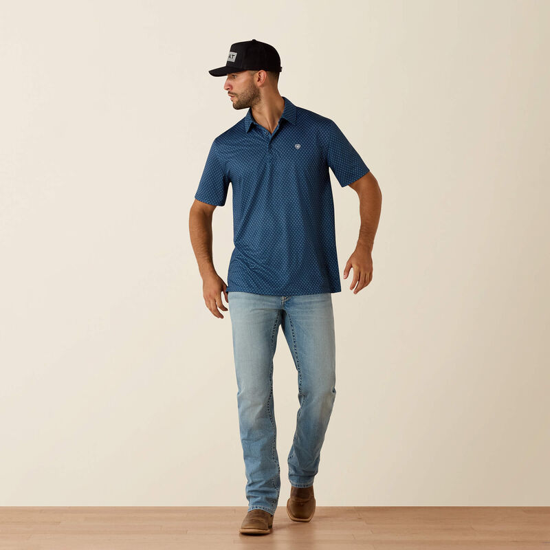 All Over Print Classic Fit Polo Full