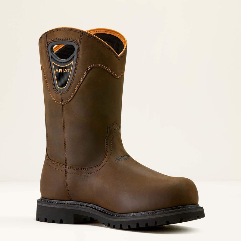 Longview Shock Shield MetGuard Waterproof Composite Toe Work Boot Medial