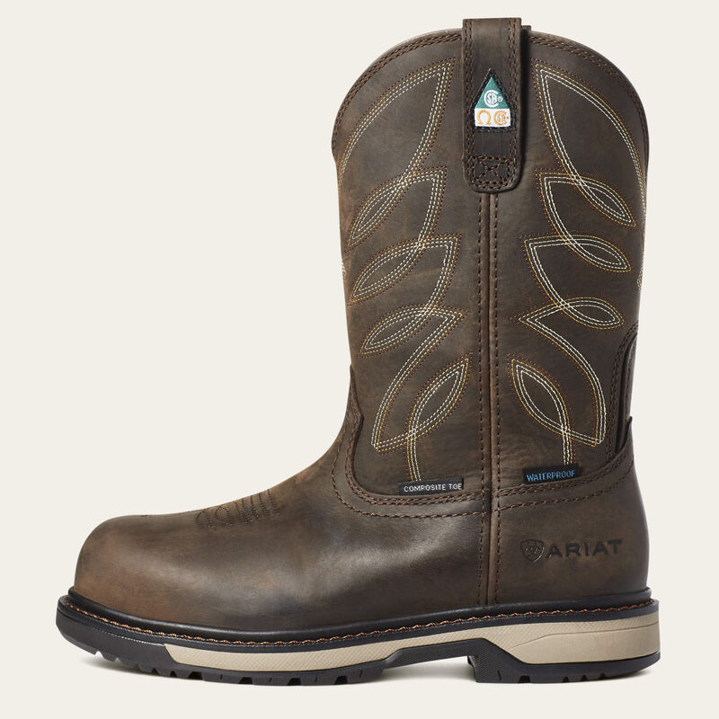 Riveter CSA Waterproof Composite Toe Work Boot Side