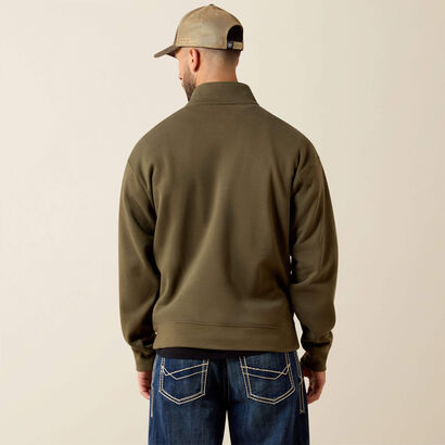 Core 1/4 Zip Sweatshirt Back