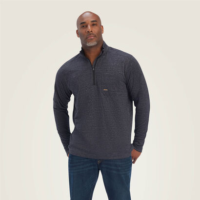 Rebar Foundation 1/4 Zip Shirt Front