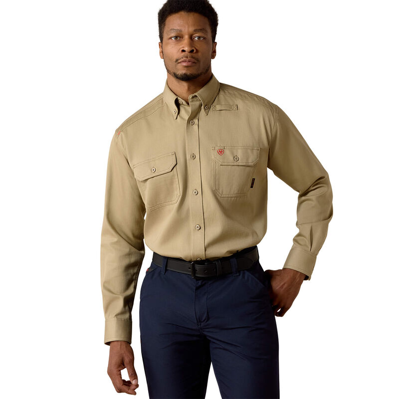 FR Solid Work Shirt Front