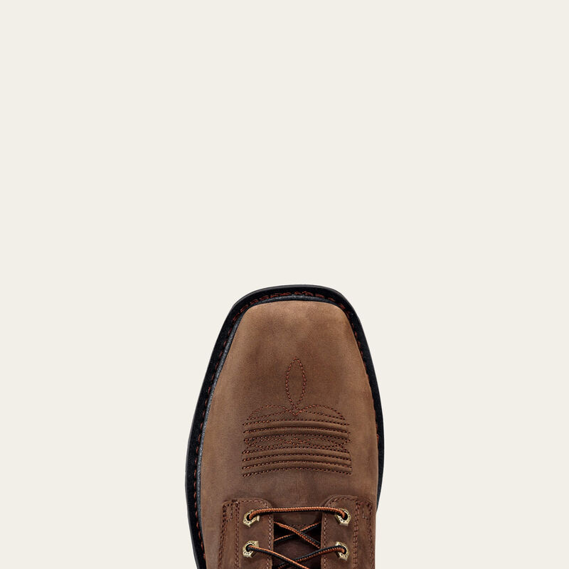Cascade 8" Wide Square Toe Work Boot Toe