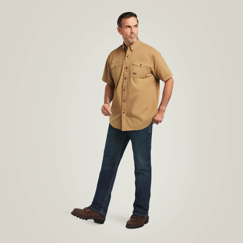 Rebar Washed Twill Work Shirt Full