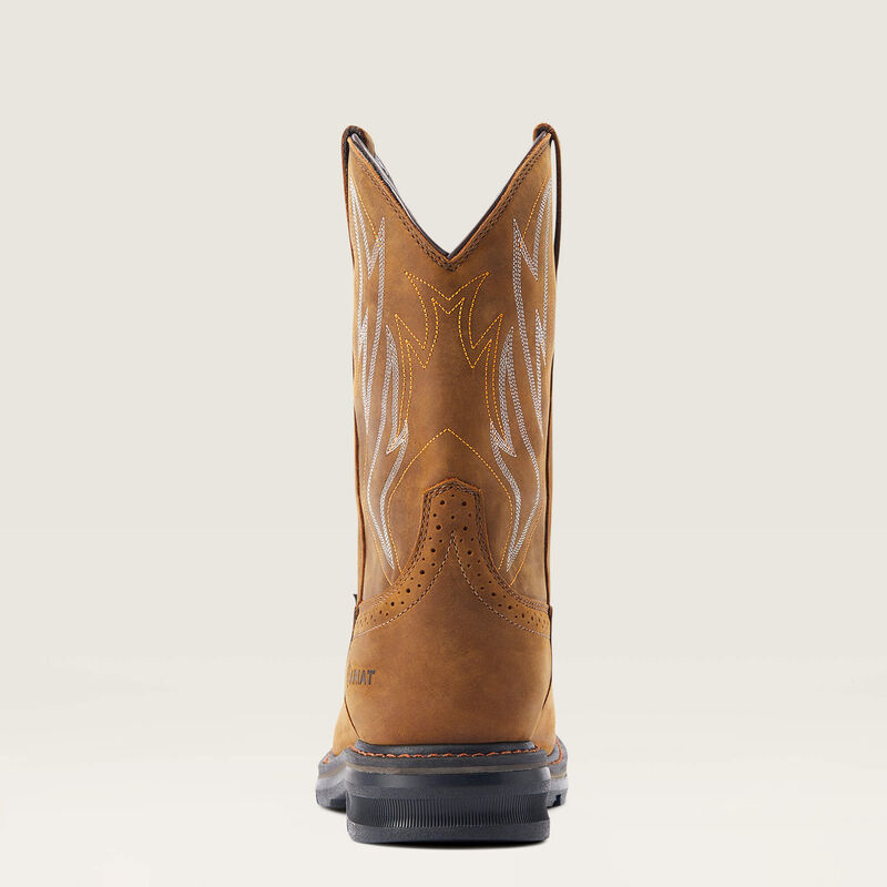 Sierra Shock Shield Waterproof Work Boot Heel