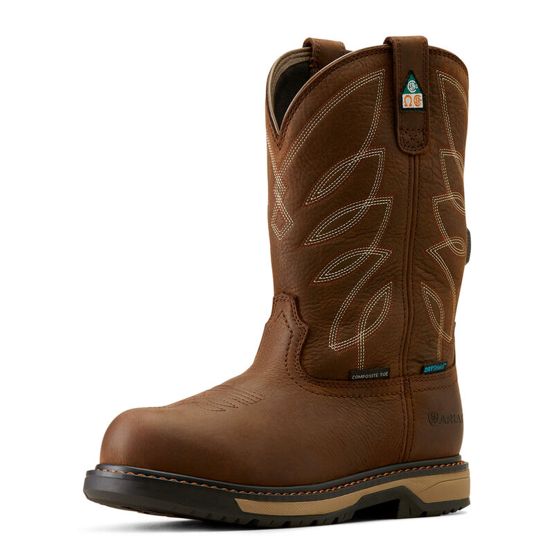 Riveter Pull-On BOA CSA Waterproof Composite Toe Work Boot 3-4 Front