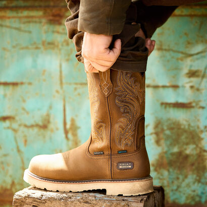 Logger Shock Shield Waterproof Work Boot Lifestyle