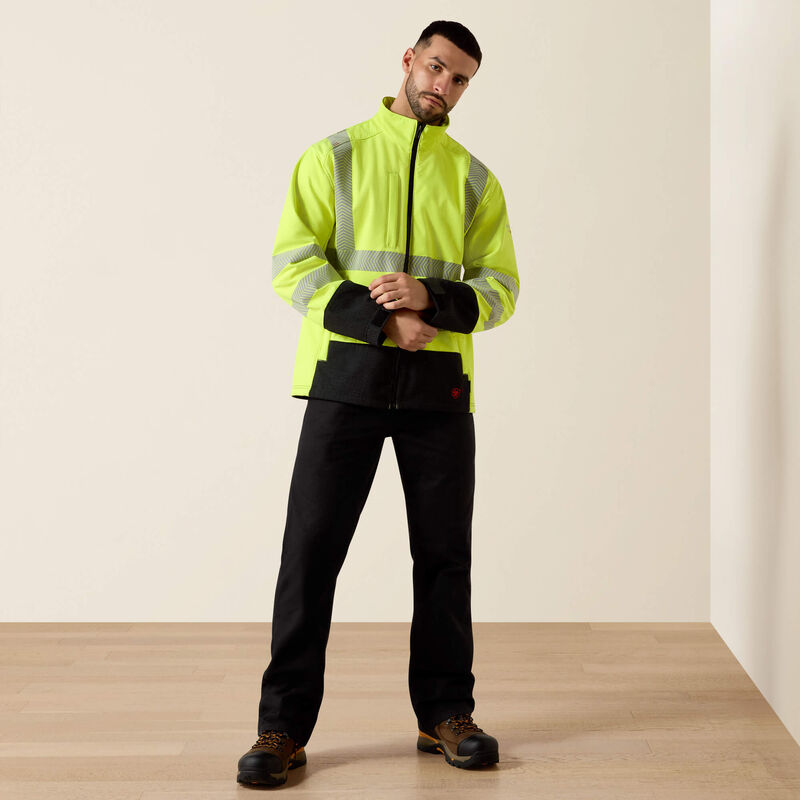 FR Vernon Hi-Vis Softshell Jacket Image 3 of 4
