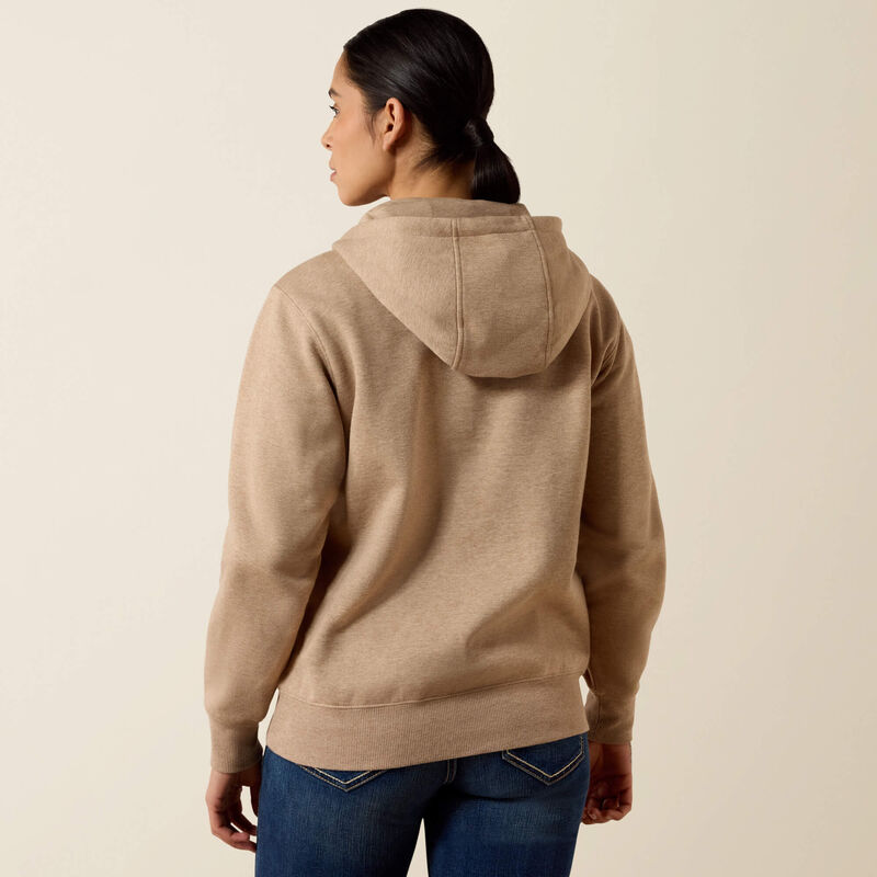 Rebar Skill Set 1/2 Zip Hoodie Back