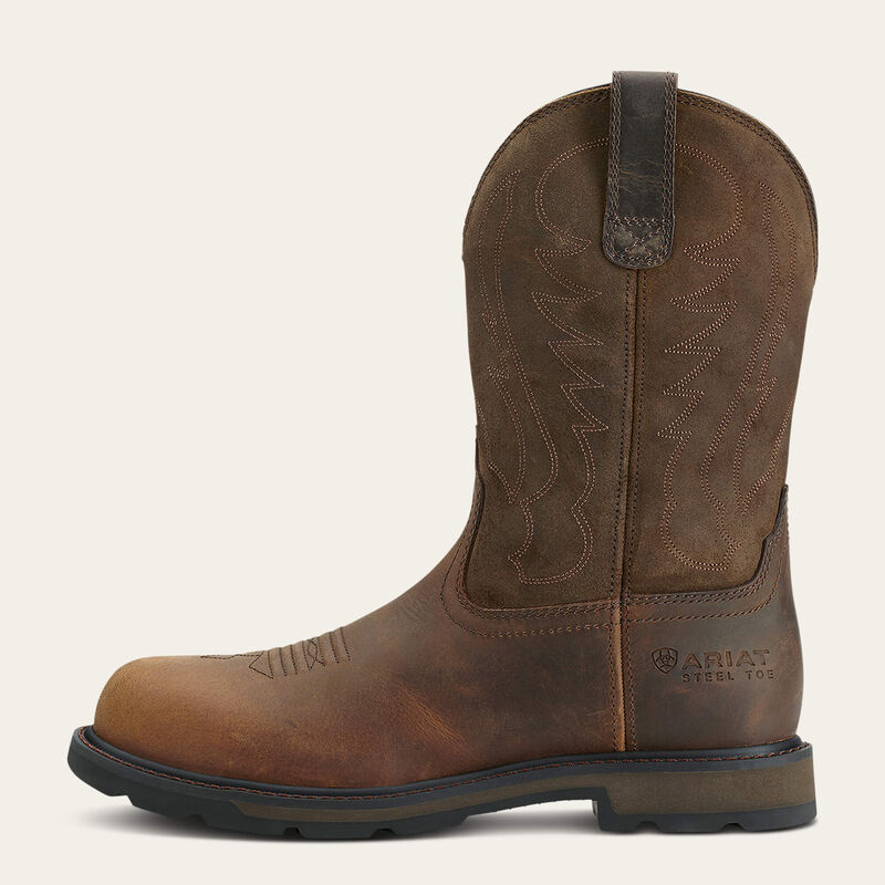 Groundbreaker Steel Toe Work Boot Side