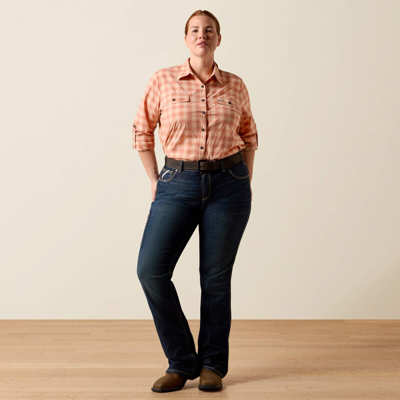 Rebar Made Tough DuraStretch Work Shirt Full Plus