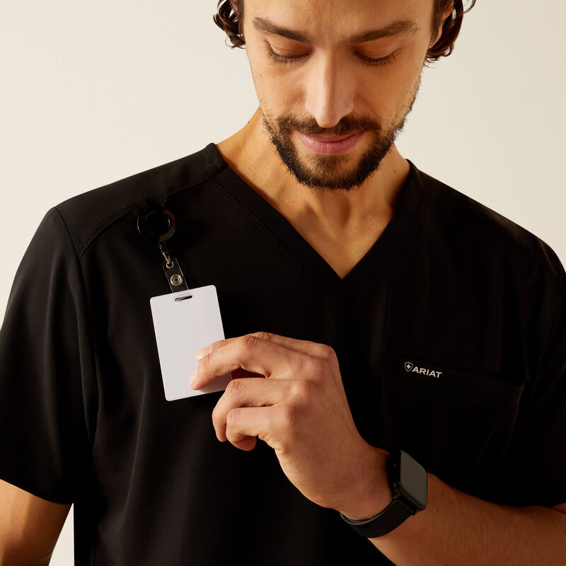 Derham 6 Pocket Scrub Top 01