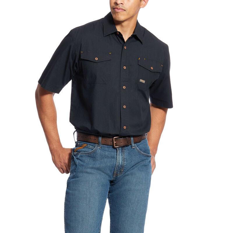 Rebar Made Tough DuraStretch Work Shirt Front