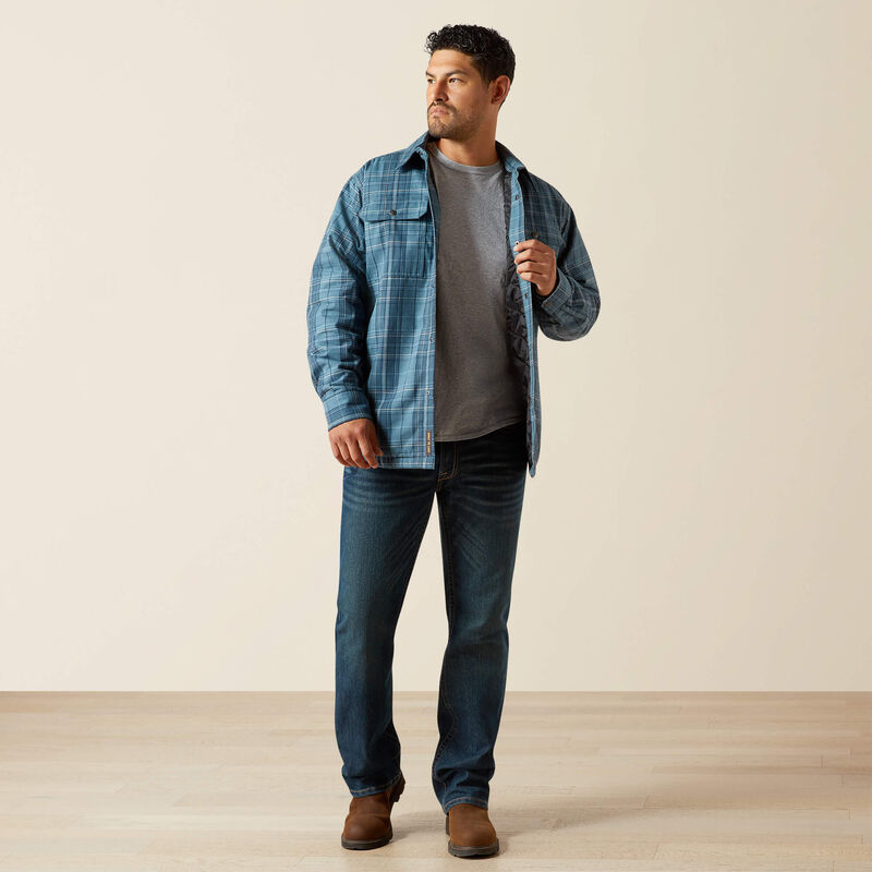 Rebar Flannel Insulated Shirt Jacket Full