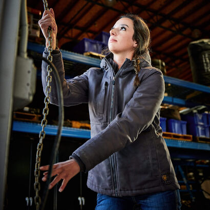 Rebar DuraCanvas Insulated Jacket Lifestyle