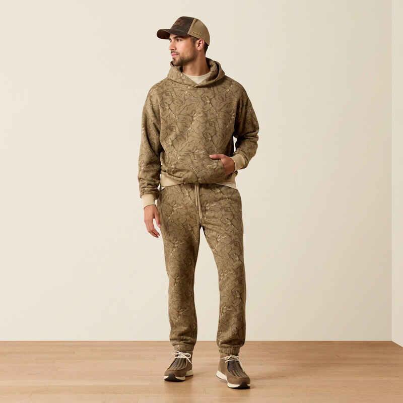 ToughStock Washed Heavyweight Fleece Joggers Full