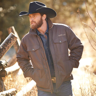 Grizzly 2.0 Canvas Conceal and Carry Jacket Lifestyle