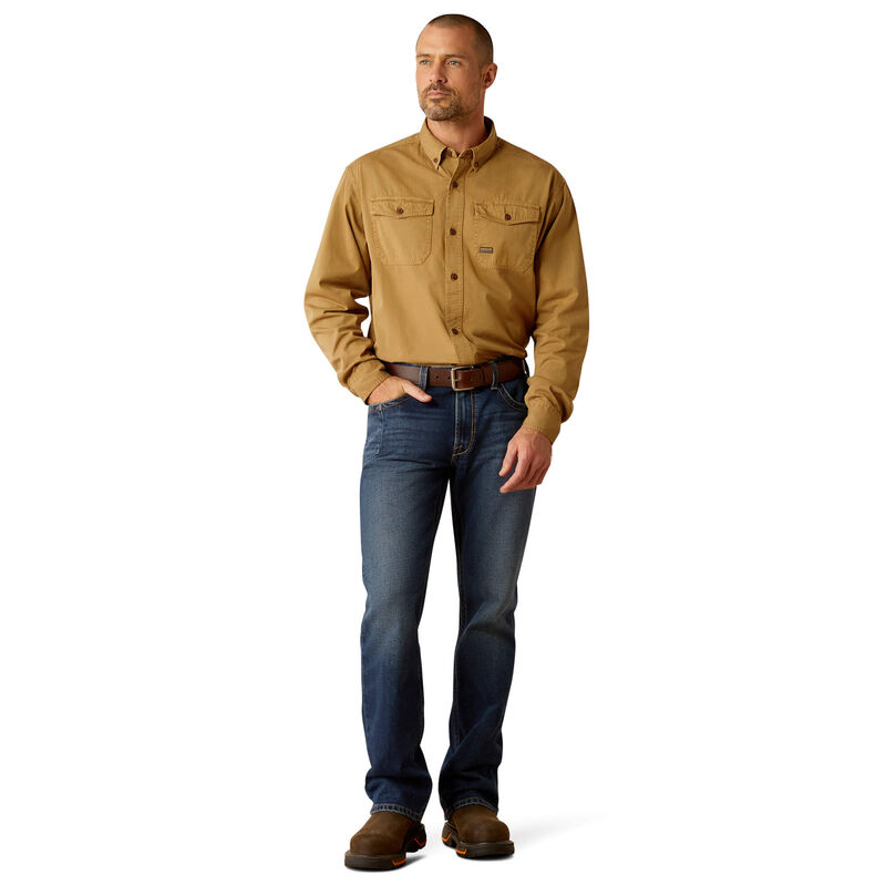 Rebar Washed Twill Work Shirt Image 3 of 4
