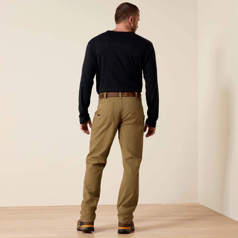 Rebar M4 Low Rise DuraStretch Made Tough Double Front Stackable Straight Leg Pant Back