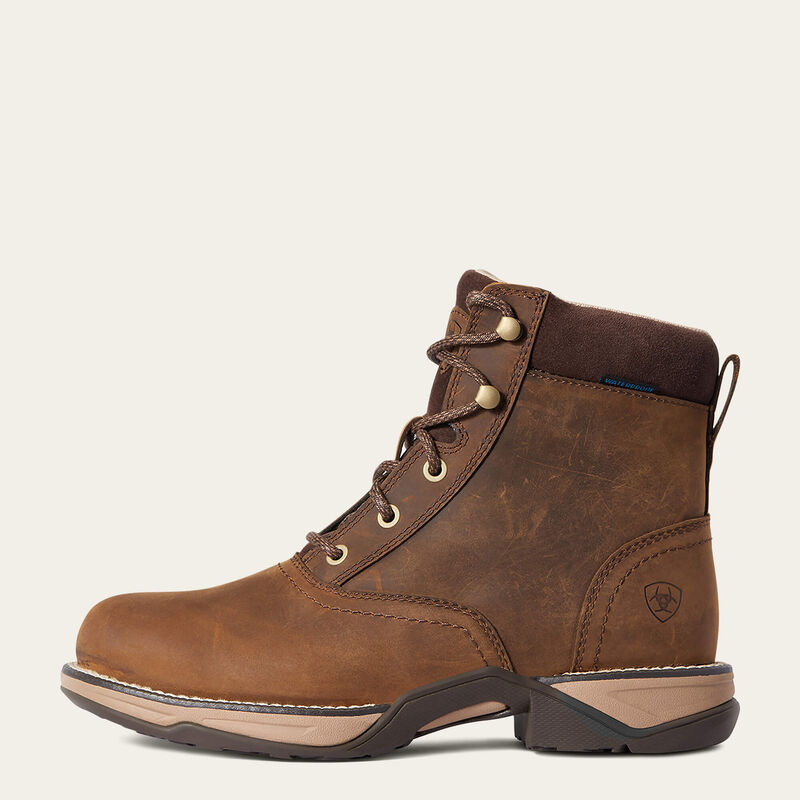 Anthem Round Toe Lacer Waterproof Boot Side