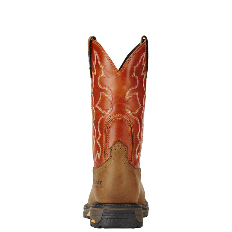 WorkHog Wide Square Toe CSA Composite Toe Work Boot Heel