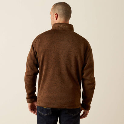 Caldwell Logo 1/4 Zip Sweater Back