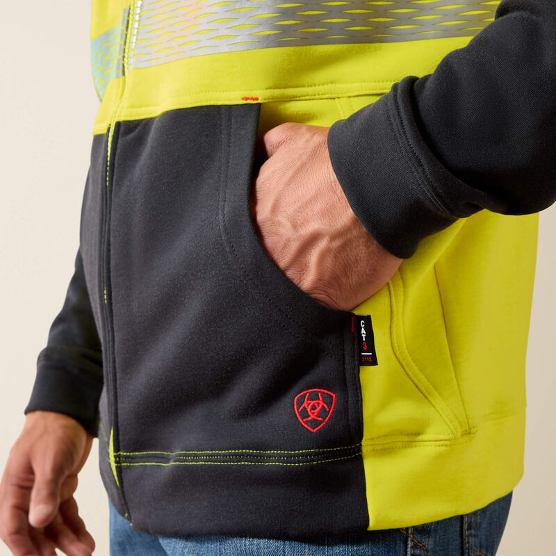 FR Hi-Vis Full Zip Hoodie 03