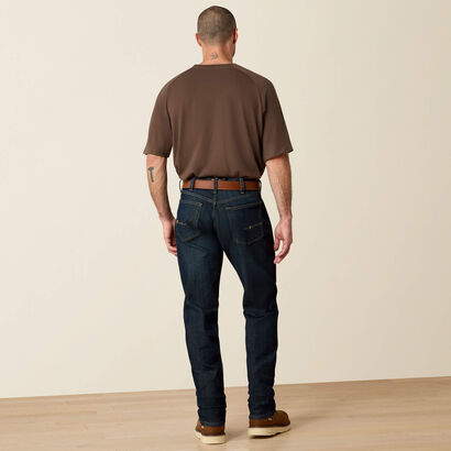 Rebar M4 Relaxed DuraStretch Basic Stackable Straight Leg Jean