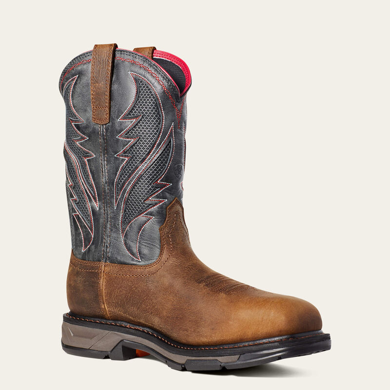 WorkHog XT VentTEK Waterproof Carbon Toe Work Boot Medial