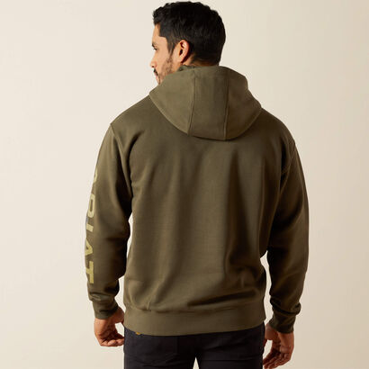 Rebar Lightweight Logo Hoodie Back