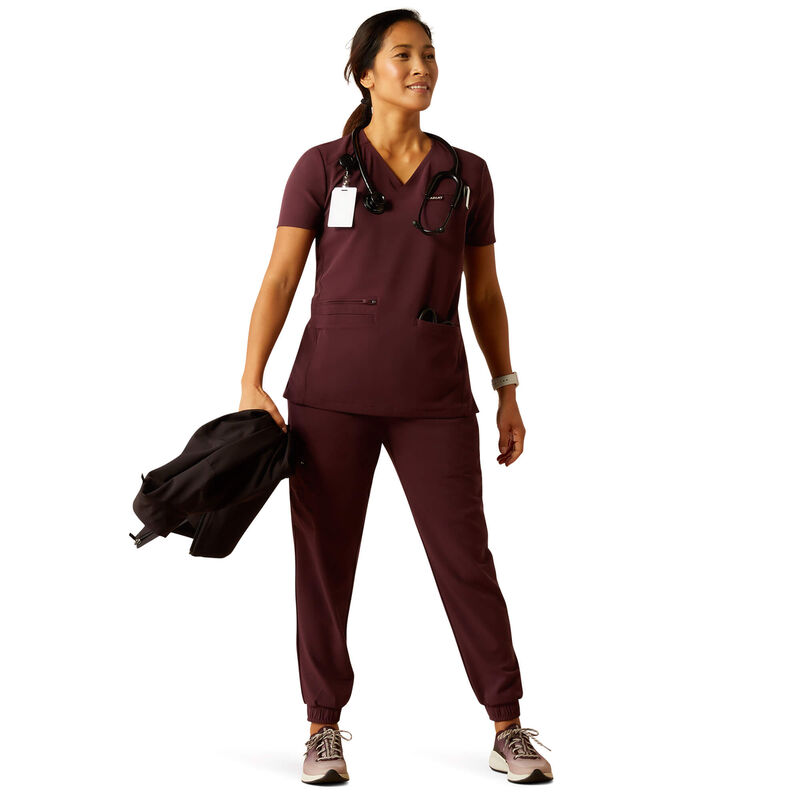 Clara 6 Pocket Scrub Top Full