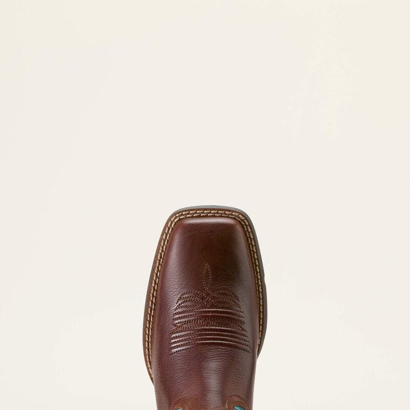 Round Up Filly Wide Square Toe Western Boot Toe