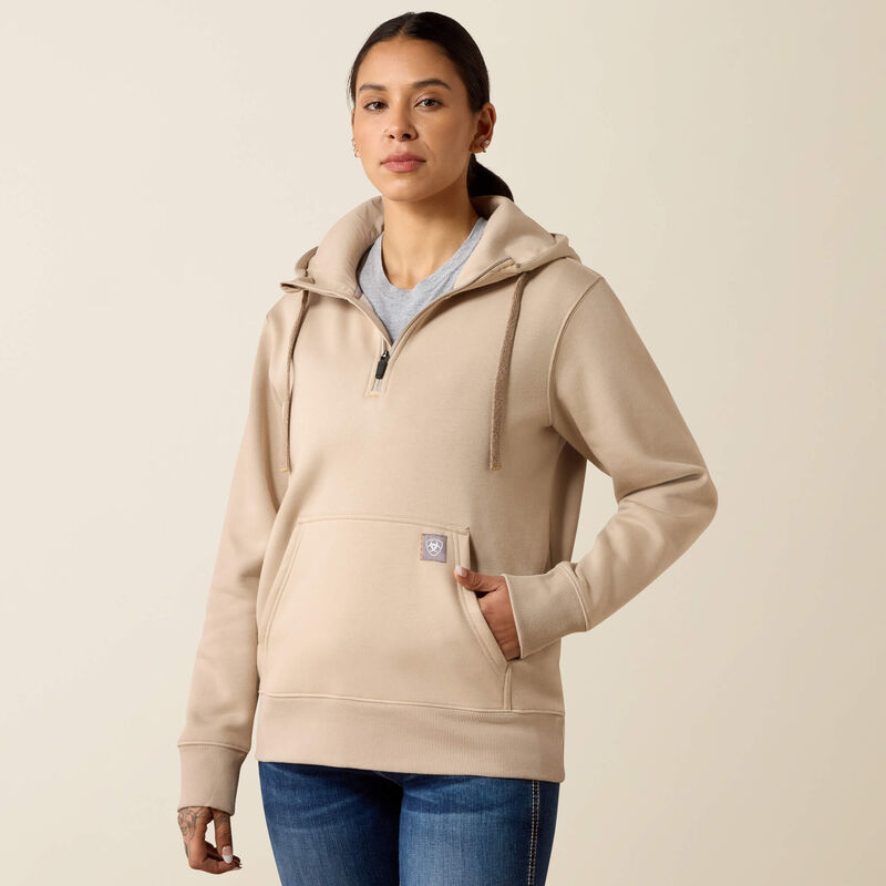 Rebar Skill Set 1/2 Zip Hoodie Front