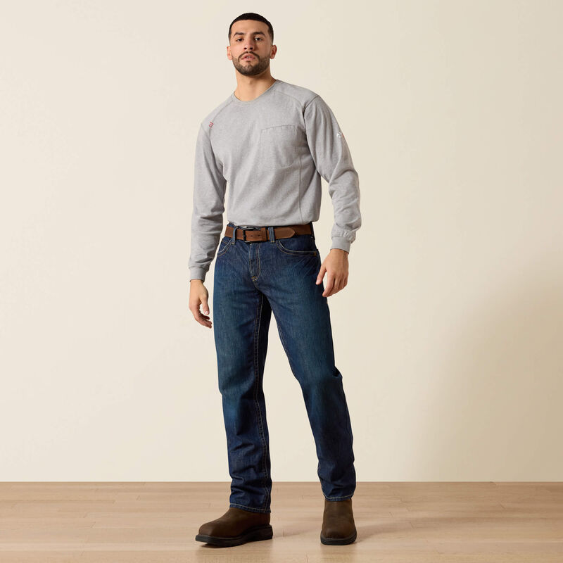 FR M3 Loose Basic Stackable Straight Leg Jean Image 3 of 5