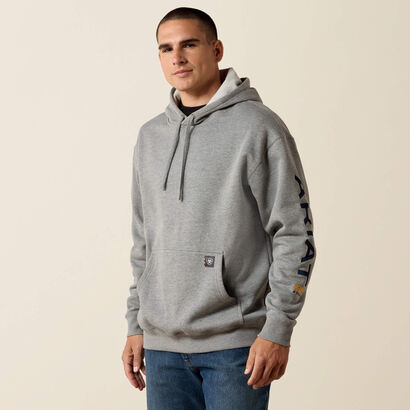 Rebar Workman Graphic Hoodie Front