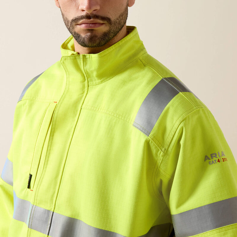 FR Hi-Vis Waterproof Insulated Jacket Image 3 of 4