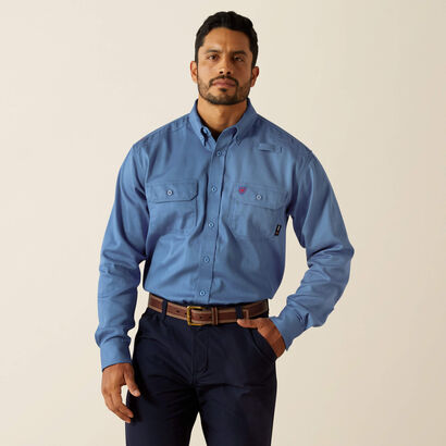 FR Solid Work Shirt Front